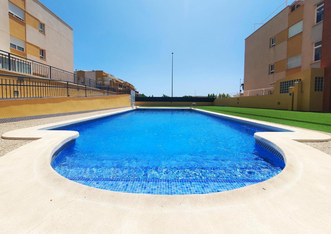 Amplia Terraza Con Piscina, Garaje Y Aire Acondicionado - By Aloha Palma Apartment Aguilas Ngoại thất bức ảnh